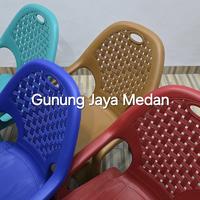 Gambar Kursi Santai Napolly Tikar Tebal Kuat Bisa Ditumpuk Mudah Dibersihkan N910 - Merah dari GJ.Medan undefined 2 Tokopedia