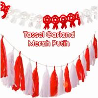 Gambar Tassel Merah Putih Garland Tarik Lampion Kertas Rumbai Dekorasi Hari Kemerdekaan 17 Agustus Tinsel Slinger Murah Grosir - HT14 Garland C dari MadisonShop undefined 1 Tokopedia