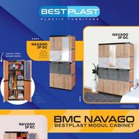 Gambar (KHUSUS SURABAYA SIDOARJO) LEMARI PLASTIK 2 PINTU 3 PINTU BMC BESTPLAST BY OLYMPLAST - NAVAGO, 3 pintu gantung dari SIMURAHREJEKI undefined 3 Tokopedia