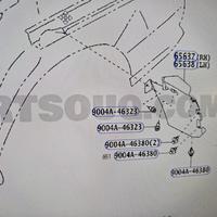 Gambar liner fender belakang avanza xenia 2022 2023 2024 ori - kanan dari MJM Autopart_NEW undefined 4 Tokopedia