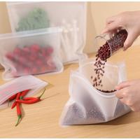 Gambar ZipLock Food Bag Reusable Silicone Seal Bag Sealer Silikon Kantong Plastik Penyimpanan Makanan Kedap Udara - MEDIUM dari anabelle.shop undefined 3 Tokopedia