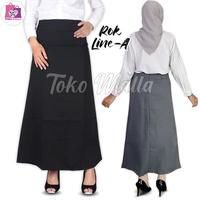 Gambar Bawahan Formal Wanita Rok Line A Anrok Panjang Bahan Wool Pakaian Kerja Kantoran Dewasa Anak Kuliah Standar Jumbo Big Size Sepan Kantor Perempuan - COKLAT TUA, 4L dari Toko malla undefined 1 Tokopedia