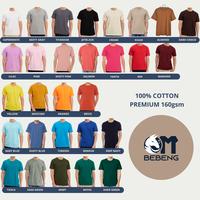 Gambar KAOS POLOS PRIA / KAOS POLOS WANITA / KAOS COUPLE / BAJU COUPLE /KATUN - Hitam, XS dari OmbebengLab undefined 2 Tokopedia