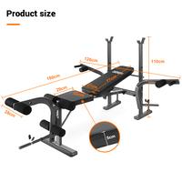 Gambar OneTwoFit Bench Press Besa Adjustable Multi Gym Weight Bench Barbell Alat Olahraga Rumahan Fitness dengan Pengembang Bisep Kaki Bangku Angkat Beban Stasiun Jongkok Stabil Dilipat untuk Menghemat Ruang  Otot dari OneTwoFit Pro undefined 3 Tokopedia