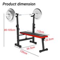 Gambar Onetwofit Bench press kecil Multi fungsi Berat Bangku dari OneTwoFit Pro undefined 4 Tokopedia