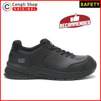 Gambar CATERPILLAR SEPATU SNEAKER SAFETY PRIA ORIGINAL LEATHER ASLI ORI UJUNG KOMPOSIT COMPOSITE TOE CT KETS ALL FULL BLACK POLOS CAT-16 dari Cengli Shop ID undefined 1 Tokopedia