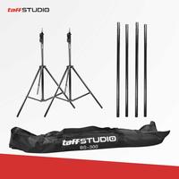 Gambar TaffSTUDIO Bracket Stand Backdrop Foto Studio Aluminium 190x300cm - BS-300 dari Taffware Official Store undefined 3 Tokopedia