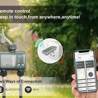 Gambar HCT-626 Pengairan Pengatur Otomatis Kran Air Irigasi 2 Outlet Wifi Smart Water Timer Digital 2 Zone Electronic Wireless Water Timer Smartphone App Control Remote / Short Range Operation Outdoor Garden Lawn Watering System | 2.035.0005 | HCT626 dari More More More More undefined 2 Tokopedia