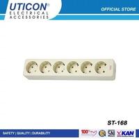 Gambar STOP KONTAK UTICON 6 LUBANG TANPA KABEL TERMINAL COLOKAN LISTRIK 6 LUBANG NON CP dari TRIE ELECTRIC undefined 1 Tokopedia