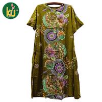 Gambar Kencana Ungu Daster Jumbo L3 SP Label Biru Motif Bunga Random Bahan Rayon Nyaman Adem untuk Ibu Menyusui - Katun - Oranye Random, JUMBO dari kencanaunguofficialstore undefined 2 Tokopedia