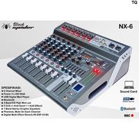 Gambar MIXER AUDIO BLACKSPIDER NX6 BLACK SPIDER NX-6 ORIGINAL 6 CHANNEL dari NAT ELECTRONIC undefined 1 Tokopedia