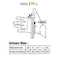 Gambar Vizia Gloves Half Finger Leather for Color Guard - White - XS dari CK Marching Official Store undefined 5 Tokopedia