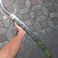 Gambar Pedang Sulaiman Kaligrafi Tulisan Arab dari Graha Antik Collections undefined 2 Tokopedia