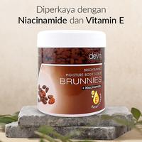 Gambar deviti Moisture Body Scrub 1000 Gr Lulur Cream Tanpa Bilas BPOM - BRUNNIES dari Good Spot Home undefined 4 Tokopedia
