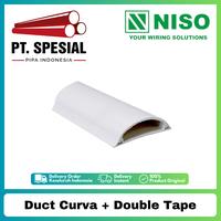 Gambar Kabel Duct Niso + Double Tape Niso Ducting Lantai Oval Niso 1M - 06 - 10 x 35 dari PT. Phoeniks Jaya Mandiri undefined 1 Tokopedia