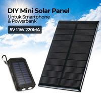 Gambar Power Bank Tenaga Surya DIY Mini Solar Panel For Smartphone 5V 1.1W dari MOYOLA STORE undefined 1 Tokopedia