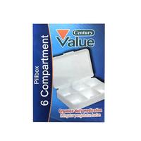 Gambar CENTURY 6 COMPARTMENT PILL BOX / TEMPAT OBAT / PILL ORGANIZER dari Apotik Century undefined 3 Tokopedia
