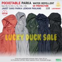 Gambar Men Pocketable Parka UV Protection Jaket Saku Hujan 3D Cut Pria UNIQLO - Navy, L dari LUCKY DUCK SALE undefined 4 Tokopedia