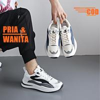 Gambar SEPATU SNEAKERS PRIA DAN WANITA TERBARU SPORTY CANIAGO PUTIH LIST HITAM & PUTIH LIST NAVY SNEAKER SHOES CASUAL KETS SPORT JOGING RUNNING VITNES SENAM OLAHRAGA AEROBIK PRIA WANITA COWOK CEWEK KEKINIAN   -  SPATU SNEKER KEREN LAKI LAKI DN PEREMPUAN - LIST HITAM, 37 dari LANGKAH JAYA STR undefined 1 Tokopedia