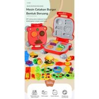 Gambar Hamburger play dough, mainan lilin anak, hamburger dan food playdoh dari babybaobeishop undefined 5 Tokopedia