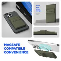 Gambar MagSafe Card Slot VRS Mag Grip Flip Magnetic Wallet Kartu - Sandstone Khaki dari GET-WID undefined 3 Tokopedia