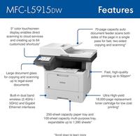 Gambar PRINTER BROTHER MFC-L5915DW L5915 & MFC-L6915DW L6915 Printer Laser All in One Monochrome 50ppm with LCD Color TouchScreen, Duplex WiFi FAX NFC with F4 Flatbed & ADF - Garansi Resmi 3 Tahun - MFC-L5915DW, GOCAR Instant dari KlikSierra undefined 5 Tokopedia
