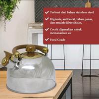 Gambar TEKO BUNYI - WHISTLING KETTLE ROSH 3 LITER dari Tasik Jaya Official Store undefined 4 Tokopedia