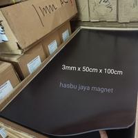 Gambar Magnet Lembaran Tebal 3mm x 50cm x 100cm dari Hasbu Jaya Magnet undefined 2 Tokopedia