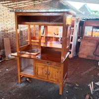 Gambar gerobak bakso / mie ayam kayu mahoni dari rizky store 88 undefined 4 Tokopedia