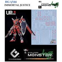 Gambar Water Decal HG Immortal Justice Evolution Studio Monster 1/144 dari SIDE - 27 undefined 1 Tokopedia