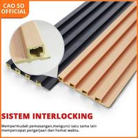 Gambar Wallpanel Wpc 3m Hiasan Dinding Wpc Wall Panel 3 Meter 24mm Woodpanel dari CAOSO INTERIOR undefined 5 Tokopedia