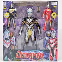 Gambar Mainan Robot Ultraman Rosso 5pcs dengan Lampu dan Suara Tinggi 33 cm dari Coral Stores undefined 5 Tokopedia
