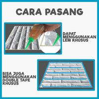 Gambar WALL PANEL 3D PVC WALLPANEL WALLPAPER DINDING / WALL PANNEL 30X30CM & 50X50CM - A13-20 dari abode undefined 3 Tokopedia