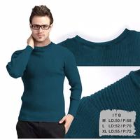 Gambar 3S-Tshirt - Kaos polos rajut lengan panjang | kaos kerah bulat | atasan kaos baju leher bulat pria wanita - Hitam, M dari 3S-Tshirt undefined 5 Tokopedia