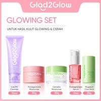 Gambar baru!! SPECIAL BUNDLE 5 in1 Glad2Glow 5pcs Paket Skincare Moisturizer - Glowing Set dari Cahyas2m undefined 2 Tokopedia