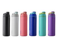 Gambar Owala TWIST's cap 24-Ounce (709ml) Insulated Stainless-Steel Water Bottle with Locking Push-Button Lid. - VeryDark dari Shipres Store undefined 1 Tokopedia