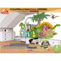 Gambar Wallpaper Custom 3D Tema Kartun Anak Dinosaurus | Wallpaper Dinding | Wallpaper Kamar Anak | Wallpaper Ruang Tamu | Wallsticker - 1, Serat Jeruk dari Wallpaper Distributor Custom undefined 4 Tokopedia