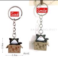 Gambar Gantungan Kunci kucing kardus gantungan kunci pajangan lucu cat box keychain korean - Orange dari Zidni Storee undefined 5 Tokopedia