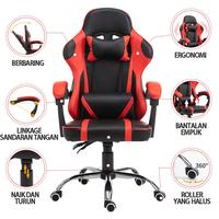Gambar Kursi Gaming/ Gaming Chair /Kursi Video Game/ Kursi Santai Kursi Gamers / Kursi Gamer / Kursui Putar / Kursi Game / Kursi Hidrolik [ Garansi lima tahun ] - R-nylon+FT dari MBK Shopping Store undefined 4 Tokopedia