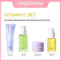 Gambar baru!! SPECIAL BUNDLE 4in1 Glad2Glow 4pcs Paket Skincare Moisturizer - Glowing SET dari Cahyas2m undefined 4 Tokopedia