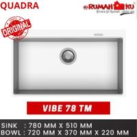 Gambar KITCHEN SINK GRANIT QUADRA VIBE 78 TM (780X510 BOWL 720X370X220) dari RUMAHKU OFFICIAL undefined 2 Tokopedia