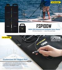 Gambar Solar Panel 100W DC Output Power Station Charger 8 Panel Lipat dari LOA SPORT undefined 2 Tokopedia