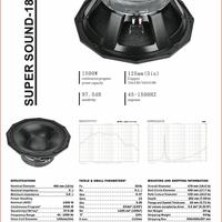 Gambar speaker component 18 inch original db voice supersound 185 transducer komponen speaker 18 inch dari SUMMARECON ELEKTRONIK undefined 2 Tokopedia