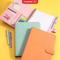 Gambar Binder Polos Eksklusif Mewah B5 A5 20 ring 26 ring Kulit Berkualitas - A5 (20 ring), Abu-abu dari Flashee undefined 3 Tokopedia