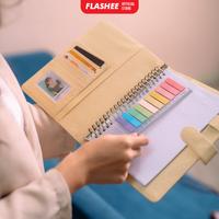 Gambar Binder Polos Eksklusif Mewah B5 A5 20 ring 26 ring Kulit Berkualitas - A5 (20 ring), Abu-abu dari Flashee undefined 4 Tokopedia