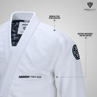 Gambar BJJ Gi Hook, Gi Bjj Jiu Jitsu, Gi Jujitsu Murah, Gi Jujitsu, Bjj Gi 03 - ARMBAR-BLACK, A4 dari Knuckles Fight Store undefined 3 Tokopedia