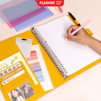 Gambar Binder Polos Eksklusif Mewah B5 A5 20 ring 26 ring Kulit Berkualitas - A5 (20 ring), Abu-abu dari Flashee undefined 2 Tokopedia