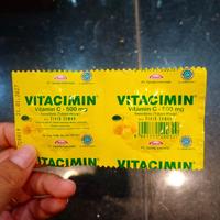 Gambar vitacimin vitamin c 500 mg 10 tablet hisap - lemon dari Sehatsumbermakmur undefined 1 Tokopedia
