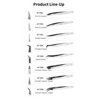 Gambar DSPIAE Stainless Steel Precission Tweezers / Pinset Decal dan Sticker Alat merakit Gundam Model Kit / Tweezer - 90' AT-TZ04 dari Unicorn Toys undefined 3 Tokopedia
