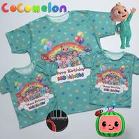Gambar Baju FULLPRINT Kaos Dress Jaket Kostum Anak Dewasa CocoMelon Yoyo Watermelon ABC Song - Ccmelon TgnPndk, Kids Tulis SIZE dari Twins Alive undefined 3 Tokopedia